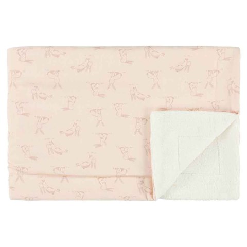 Koc niemowlęcy polarowy 75x100 cm - Rosy Rabbit Trixie Baby