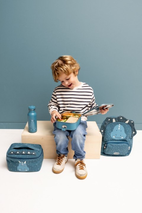 Mały stalowy lunch box - Triceratops Trixie Baby
