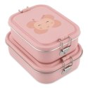 Duży stalowy lunch box - Motyl Trixie Baby