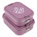 Duży stalowy lunch box - Paw Trixie Baby