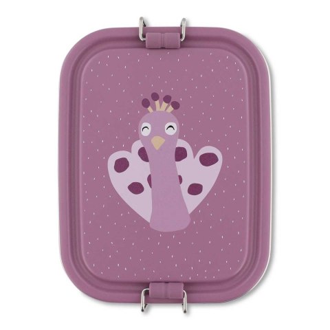 Mały stalowy lunch box - Paw Trixie Baby