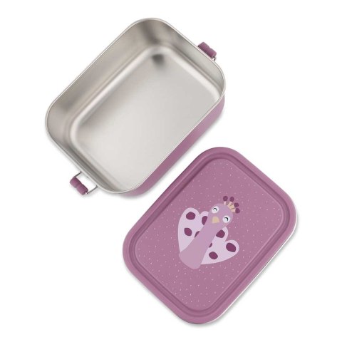 Mały stalowy lunch box - Paw Trixie Baby