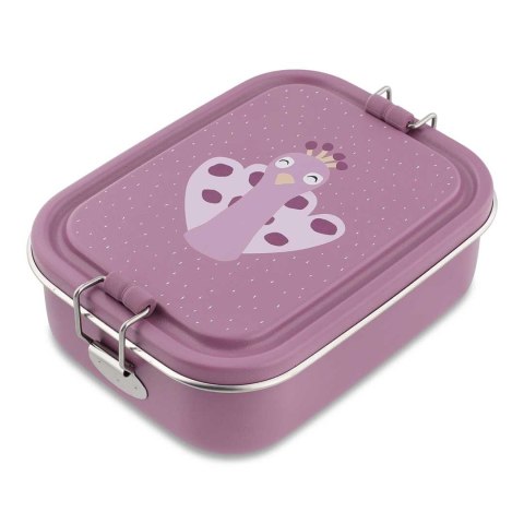 Mały stalowy lunch box - Paw Trixie Baby