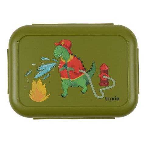 Pojemnik na lunch z klipsami - Strażak Dinozaur Trixie Baby