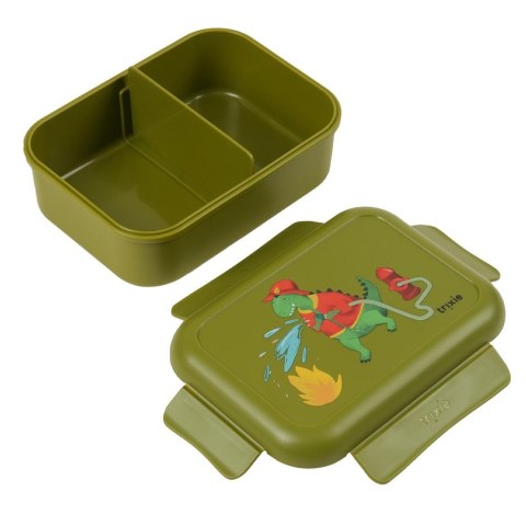 Pojemnik na lunch z klipsami - Strażak Dinozaur Trixie Baby