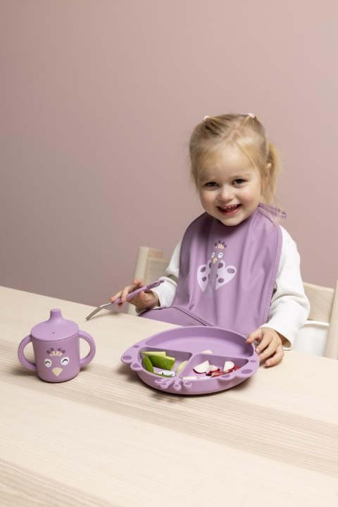 Silikonowy Talerz Trójdzielny z Przyssawką - Paw Trixie Baby