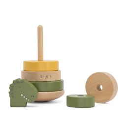 Drewniana zabawka piramida - Dinozaur Trixie Baby