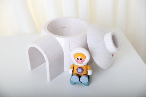 Igloo magnetyczny zestaw TOLO BIO First Friends 3+