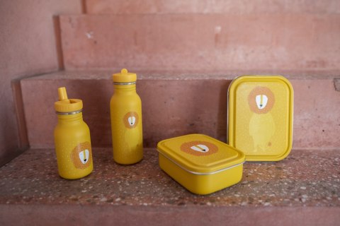Mały stalowy lunch box - Lew Trixie Baby