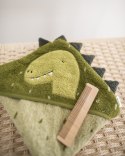 Ręcznik Kąpielowy z Kapturem 75 x 75 cm - Dinozaur Trixie Baby