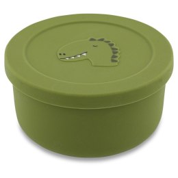 Silikonowy pojemnik na przekąski z pokrywką - Dinozaur Trixie Baby