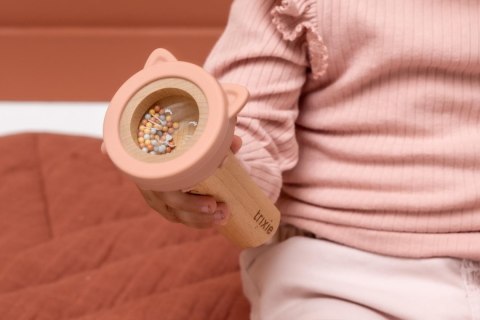 Drewniana latarka z silikonowymi elementami Kot Trixie Baby