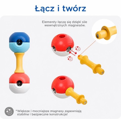 KUB Planet magnetyczne klocki konstrukcyjne 3D 20