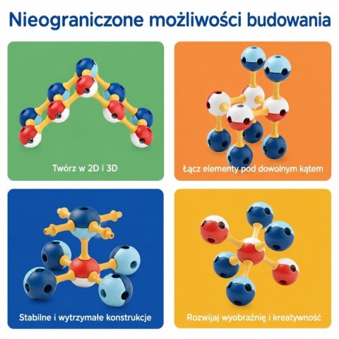 KUB Planet magnetyczne klocki konstrukcyjne 3D 90