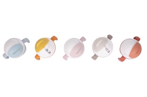 B-Kubek do picia ze słomką BIOplastik CPLA pink