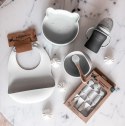 B-Talerzyk silikonowy Bear z przyssawką Grey