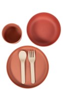 B-Zestaw naczyń 5 elem. BIOplastik CPLA terracotta