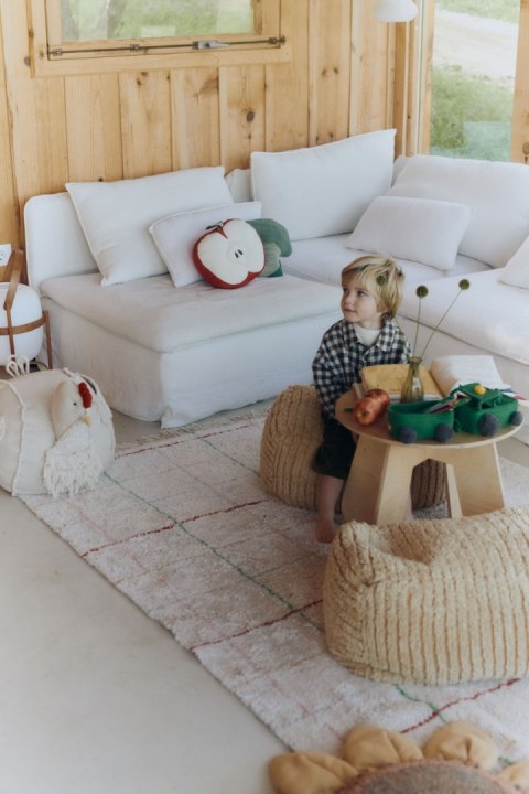 Dywan bawełniany Kolorowe Linie 90 x 130 cm, Farm, Lorena Canals