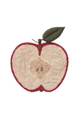 Dywan bawełniany dla dzieci Jabłko 100 x 90 cm do prania w pralce - Lorena Canals
