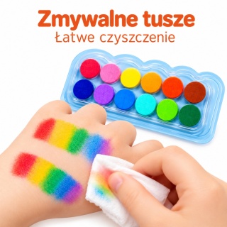 Jarmelo Finger Painting Forest - książeczka do malowania pakcami / 3+