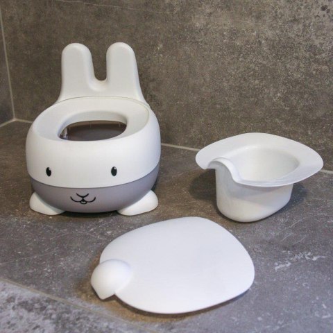 B-Nocnik Bo Jungle króliczek grey/white