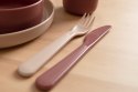 TINY BIObased Sztućce dla dzieci 2 set Mocca/Olive