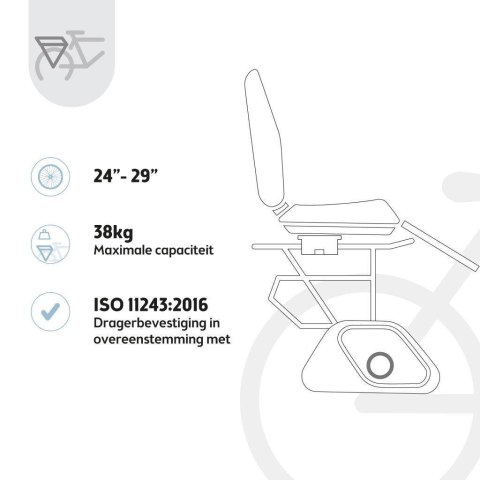 Fotelik row. Bobike Junior ONE black/dark grey