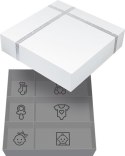 Dooky Odcisk bobasa, podwójna ramka i MEMORY BOX