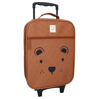 Walizka dla dzieci KIDZROOM Big Teddy Bear brown