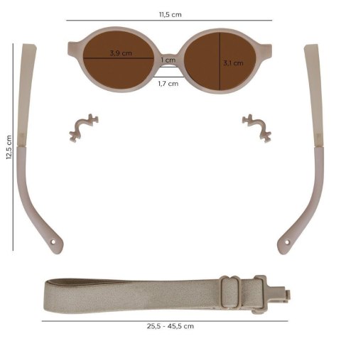 Okulary przeciwsłoneczne Dooky Gili 2w1 BEIGE 0-3l