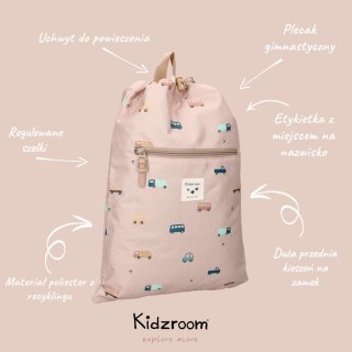 Worek plecak Sweet Cars brown KIDZROOM
