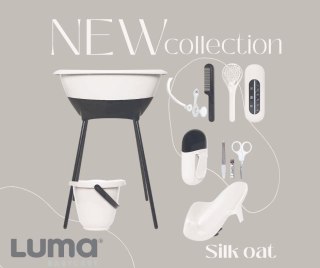 Zestaw kąpielowy 8 elem. LUMA Silk Oat