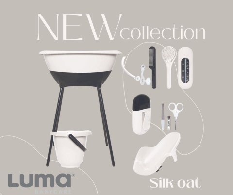 Zestaw kąpielowy 8 elem. LUMA Silk Oat