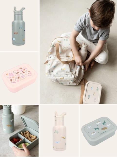 Butelka bidon 350 ml KIDZROOM Memories Flowers