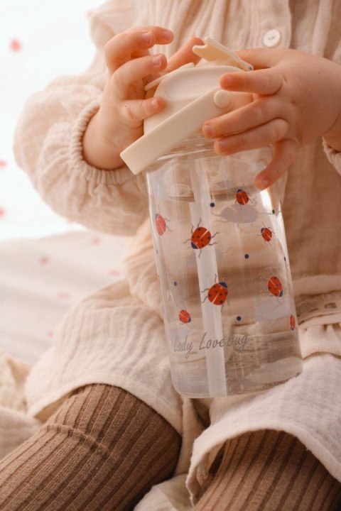 Butelka do picia Tritan LADYBUG 350 ml z dzióbkiem