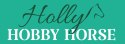 Holly Hobby Horse koń na pasku z ogonem brown