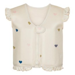 Kamizelka do pływania Neo Frill Milk Hearts 3-6L