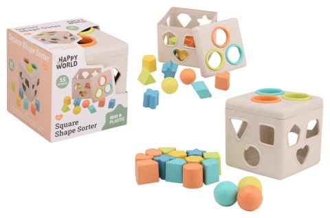 Sorter kształtów BIOplastik Happy World 12 m+