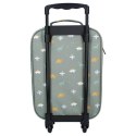 Walizka dla dzieci KIDZROOM Small Dino Green