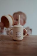 Kubek silikonowy z rurką dla dzieci Leniwiec SASSI