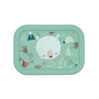 Lunchbox pojemnik silikonowy Miś SASSI