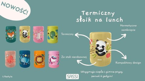 Termos obiadowy dla dzieci 350ml Lew SASSI